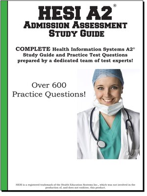 cover image of Pass the HESI A2! Health Information Systems Evolve Reach study guide and practice test questions